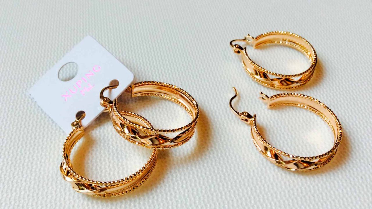 Серьги кольца (золото), 2 см Серьги кольца (золото), 2 см