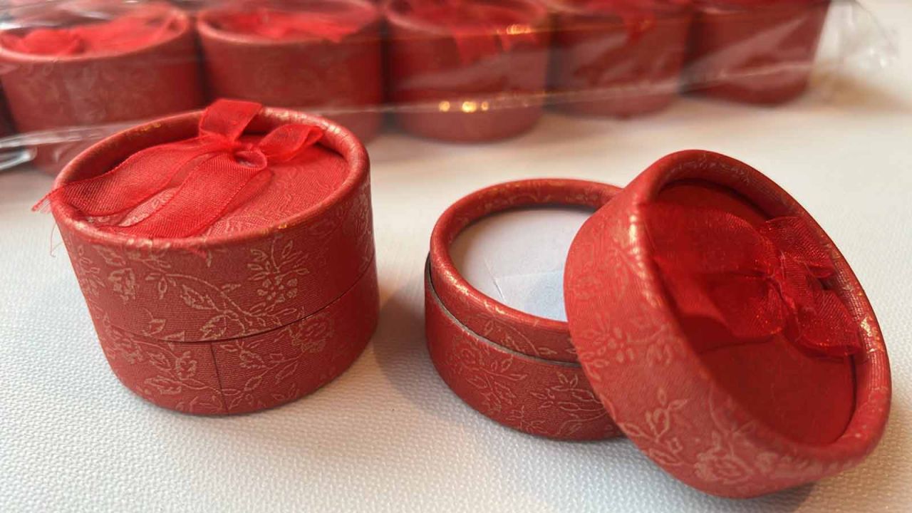 Коробочка под кольцо, 5 см Коробочка под кольцо, 5 см