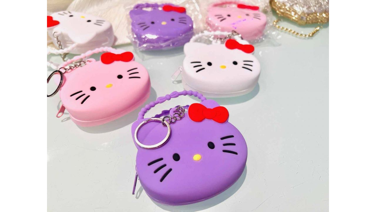 Брелок кошелек "Hello Kitty", мягкий силиконовый, 8 х 7 см Брелок кошелек "Hello Kitty", мягкий силиконовый, 8 х 7 см