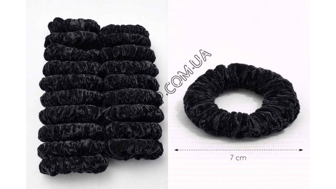 Велюровая резинка "Soft Relief", с эффектом плиссе, 7 см Велюровая резинка "Soft Relief", с эффектом плиссе, 7 см
