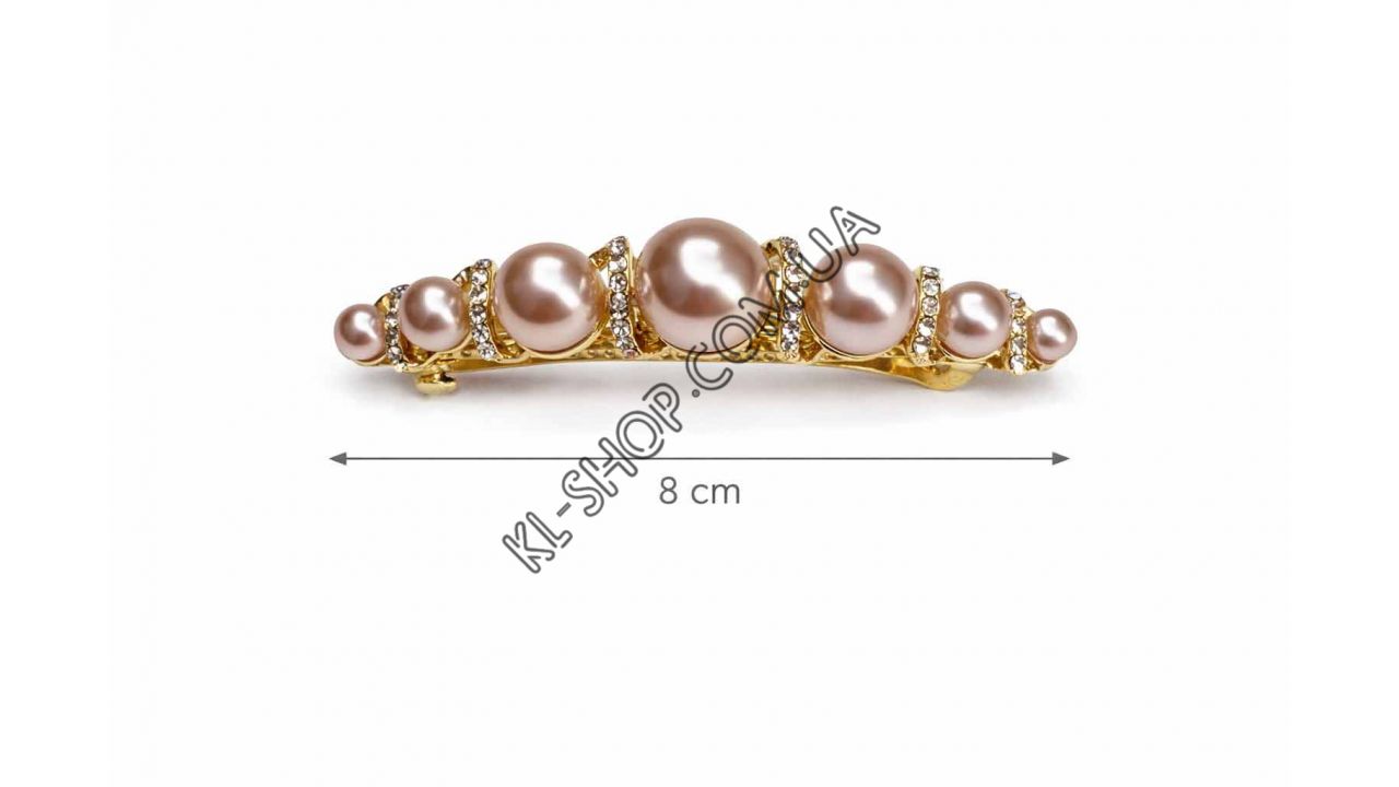 Заколка автомат "Minimalism & pearls" Заколка автомат "Minimalism & pearls"