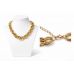 Трендовый аксессуар в стиле Bold Gold, колье-цепь, 45+7 см