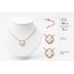 Кулон в стиле Van Cleef с белым клевером Кулон в стиле Van Cleef с белым клевером