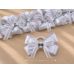 Белые бантики Fashion, на резинке, 5 см