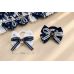 Белые и синие бантики Fashion, на резинке, 5 см
